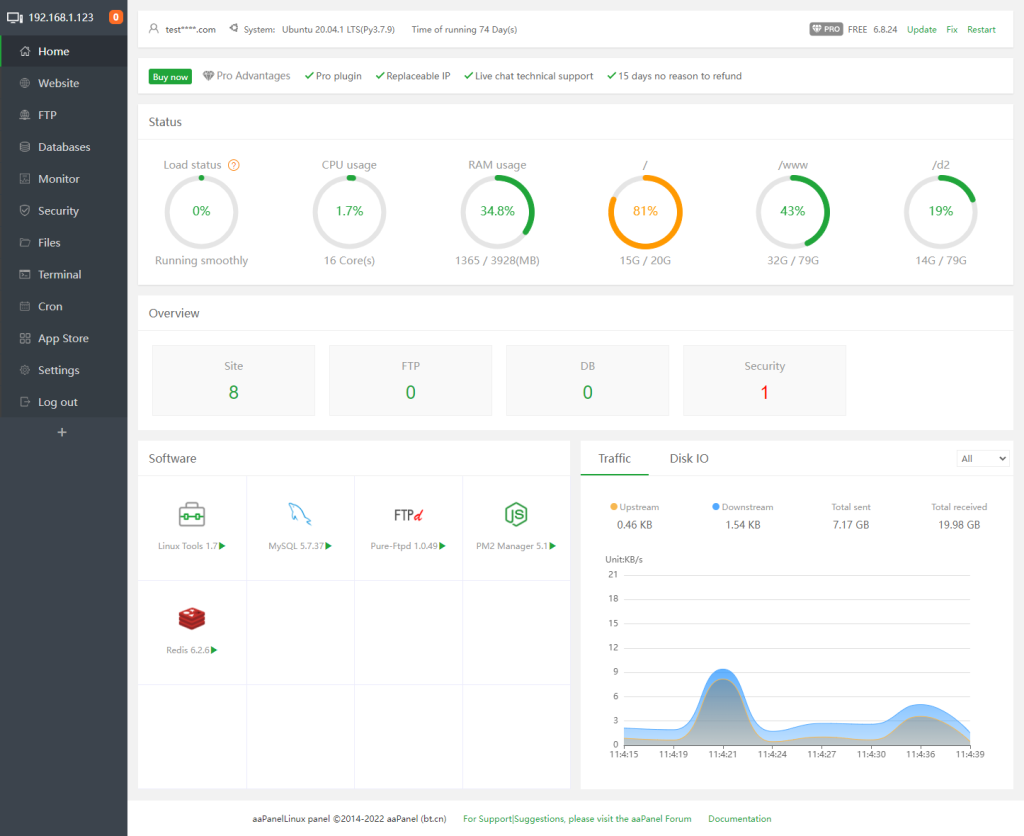 Install aaPanel – MikyHost Blog