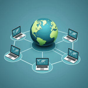 Generate a high-quality, relevant image prompt for an article about: Web Hosting: The Ultimate Begin