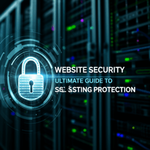 Generate a high-quality, relevant image prompt for an article about: Website Security: Ultimate Guid