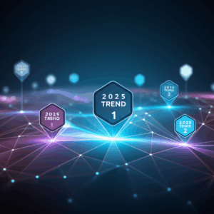 Generate a high-quality, relevant image prompt for an article about: Domain Trends: Top 5 Must-See C