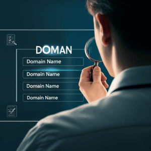 Generate a high-quality, relevant image prompt for an article about: Domain Name: Ultimate Guide to