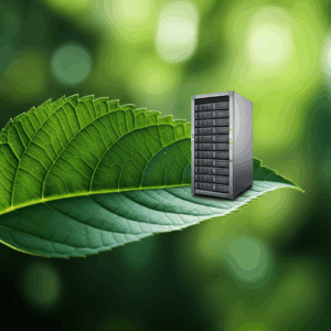 Generate a high-quality, relevant image prompt for an article about: Eco-Friendly Hosting: Best Sust