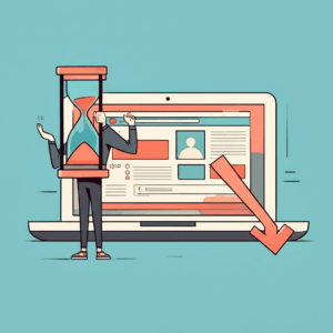 Generate a high-quality, relevant image prompt for an article about: Website Speed: Crucial for SEO