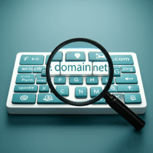 Generate a high-quality, relevant image prompt for an article about: Domain Names: Choosing the Perf