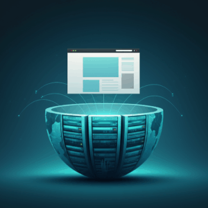 Generate a high-quality, relevant image prompt for an article about: Web Hosting Explained: The Ulti