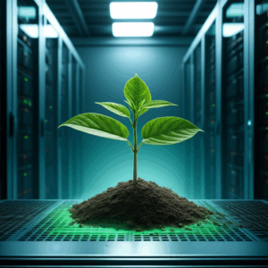 Generate a high-quality, relevant image prompt for an article about: Eco-Friendly Hosting: Best Sust