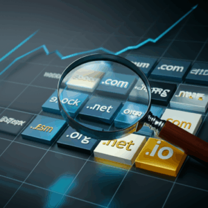 Generate a high-quality, relevant image prompt for an article about: Premium Domains: Should You Inv