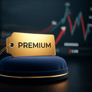 Generate a high-quality, relevant image prompt for an article about: Premium Domains: Should You Inv