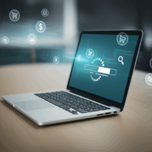 Generate a high-quality, relevant image prompt for an article about: Website Speed: Crucial for SEO