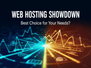 Generate a high-quality, relevant image prompt for an article about: Web Hosting Showdown: Best Choi