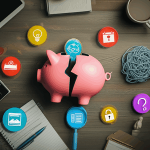 Generate a high-quality, relevant image prompt for an article about: Domain Buying Mistakes: 7 to Av