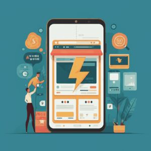 Generate a high-quality, relevant image prompt for an article about: Website Speed: Crucial for SEO