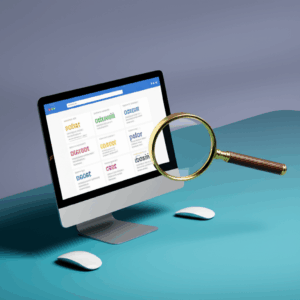 Generate a high-quality, relevant image prompt for an article about: Choosing the Perfect Domain Nam