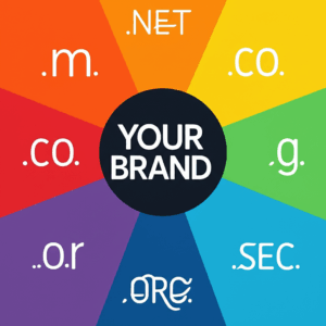 Generate a high-quality, relevant image prompt for an article about: Domain Extensions: Protect Your