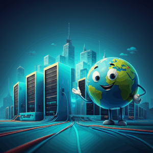 Generate a high-quality, relevant image prompt for an article about: Web Hosting Explained: The Ulti