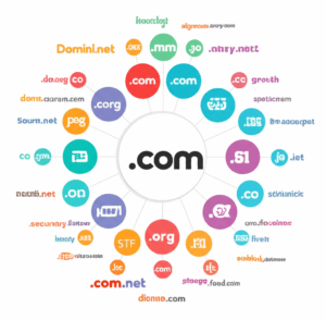 Generate a high-quality, relevant image prompt for an article about: Domain Extensions: Protect Your