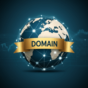 Generate a high-quality, relevant image prompt for an article about: Premium Domains: Should You Inv
