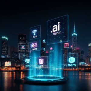 Generate a high-quality, relevant image prompt for an article about: Domain Trends: 5 Stunning Predi