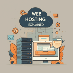 Generate a high-quality, relevant image prompt for an article about: Web Hosting Explained: The Ulti