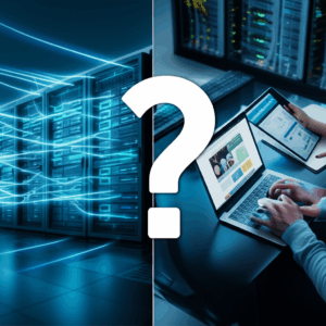 Generate a high-quality, relevant image prompt for an article about: Web Hosting Showdown: Best Choi