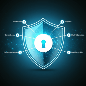 Generate a high-quality, relevant image prompt for an article about: Brand Protection: Secure Your N