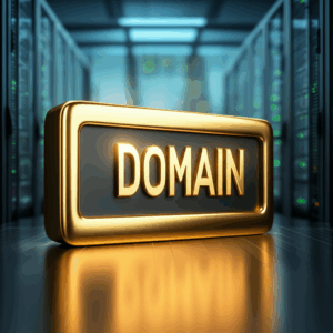 Generate a high-quality, relevant image prompt for an article about: Premium Domains: Stunning Inves