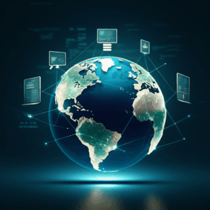 Generate a high-quality, relevant image prompt for an article about: Web Hosting: The Ultimate Begin