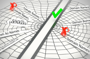 Generate a high-quality, relevant image prompt for an article about: Domain Buying Mistakes: 7 to Av