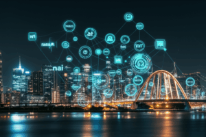 Generate a high-quality, relevant image prompt for an article about: Domain Trends: Stunning Predict