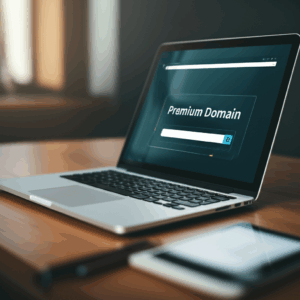 Generate a high-quality, relevant image prompt for an article about: Premium Domains: Invest in One?