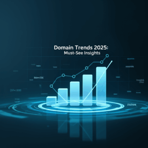 Generate a high-quality, relevant image prompt for an article about: Domain Trends 2025: Must-See In