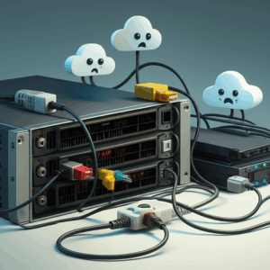 Generate a high-quality, relevant image prompt for an article about: Hosting Mistakes: 10 Errors to