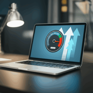 Generate a high-quality, relevant image prompt for an article about: Website Speed: Crucial for SEO