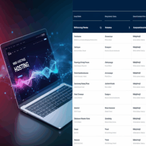 Generate a high-quality, relevant image prompt for an article about: Web Hosting Comparison: Best Pl